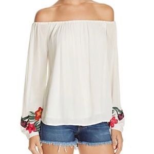 Lovers + Friends Over The Sea Embroidered Blouse